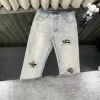 Luxus Ami Hose Denim Distressed Luxus