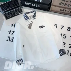 Hochwertige Dior Langarm-Kollektion mit schwarzem Logo