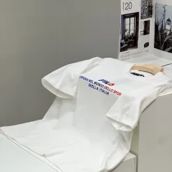 Bestseller Fila Kurzarm Schwarz Baumwolle Logo Luxus