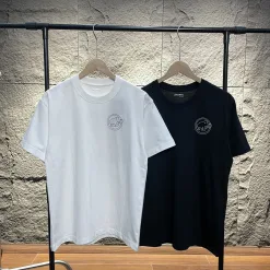 Premium Qualität Mammut Kurzarm Schwarz Baumwolle Logo Luxus