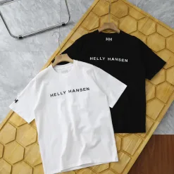 Premium Qualität Helly Hansen Kurzarm Weiß Baumwolle Klassisch Luxus