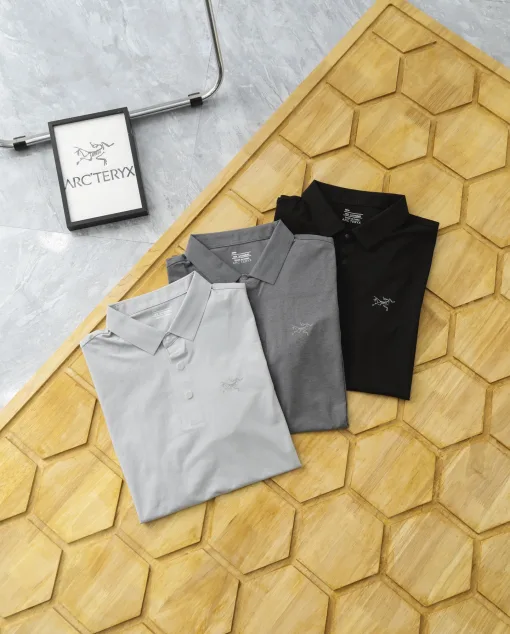Hochwertige Gap Kurzarm Schwarz Polyester Atmungsaktiv Luxus