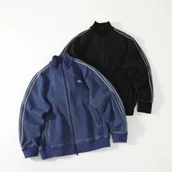 Premium Qualität Adidas Mantel Schwarz Denim Casual Luxury