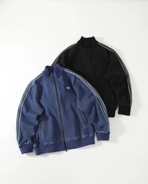 Premium Qualität Adidas Mantel Schwarz Denim Casual Luxury