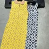Premium Qualität Louis Vuitton Weste Gelb Strick Jacquard Luxus