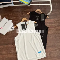 Premium Lululemon Ärmellos Schwarz Atmungsaktiver Stil