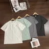 Premium Descente Kurzarm Grau Polyester Urban Luxury