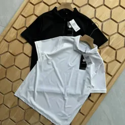Premium Descente Kurzarm Schwarz Sportlicher Luxus
