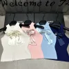 Luxus Balmain Weste Weiß Strick Luxus