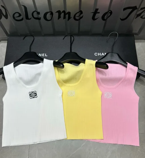 Bestseller Loewe Weste Weiß Logo Kollektion