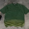 Premium Qualität Chrome Hearts Kurzarm Grün Baumwolle Washed Style