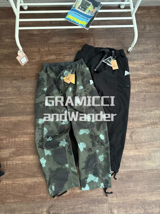 Premium Ami Hose Schwarz Nylon Camouflage Style
