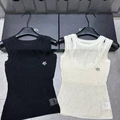 Bestseller Chanel Weste Schwarz Strickstil