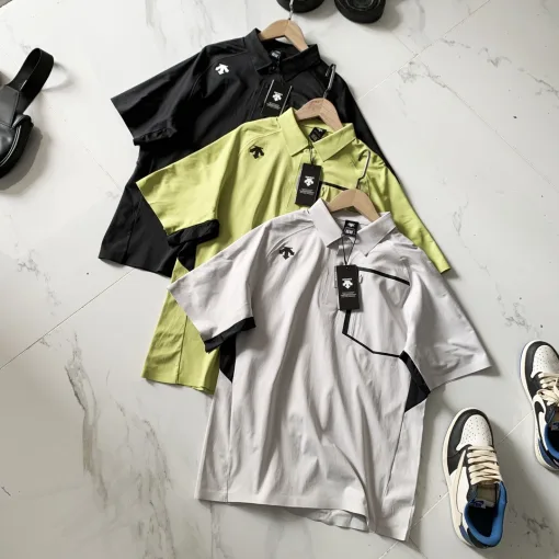 Bestseller Descente Kurzarm Gelb Atmungsaktives Modell