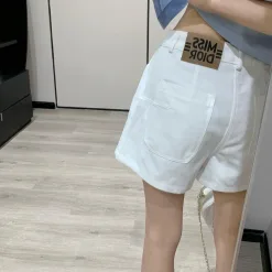 Bestseller Dior Shorts Weißer Denim-Print Luxus