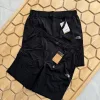 Premium Qualität The North Face Shorts Schwarze Polyester Plaid Kollektion