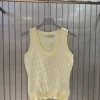 Bestseller Dior Weste Gelb Strick Monogramm Kollektion