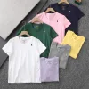 Luxus Ralph Lauren Kurzarm-T-Shirt Gelb Baumwolle Classic Luxury