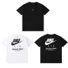 Hochwertige Jordan Kurzarm-T-Shirts mit schwarzem Aufdruck