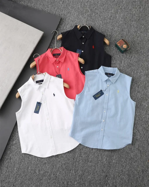 Luxus Ralph Lauren Langarmshirt Weißes Baumwolllogo Luxus