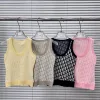 Hochwertige Dior Weste in Rosa mit Monogramm-Strickmuster, Luxus