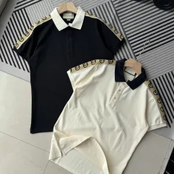 Premium Gucci Kurzarmhemden Black Cotton Collection