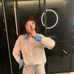 Hochwertige Miu Miu Shorts Weiße Stickerei Luxus