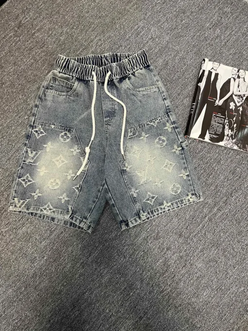 Hochwertige Louis Vuitton Shorts Denim Monogram Kollektion