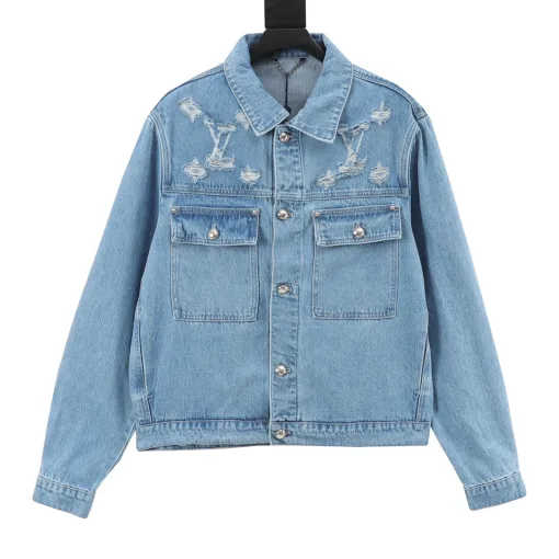 Premium Louis Vuitton Jacken Denim Washed Luxury