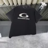 Meistverkaufte Balenciaga Kurzarm Schwarz Baumwolle Klassisch Luxus