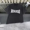 Meistverkaufte Balenciaga Kurzarm Schwarz Baumwolle gewaschen Stil