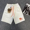 Bestseller Burberry Shorts Schwarz Baumwolle Atmungsaktiv Luxus