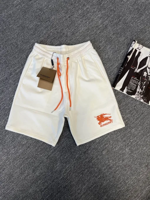 Bestseller Burberry Shorts Schwarz Baumwolle Atmungsaktiv Luxus