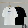Hochwertige Fila Kurzarm-Kollektion aus blauer Baumwolle in klassischer Kollektion