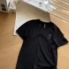 Luxus Lululemon Kurzarm Schwarz Baumwolle Logo Luxus