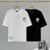 Luxuriöse Fila Kurzarm-Logo-Kollektion aus schwarzer Baumwolle
