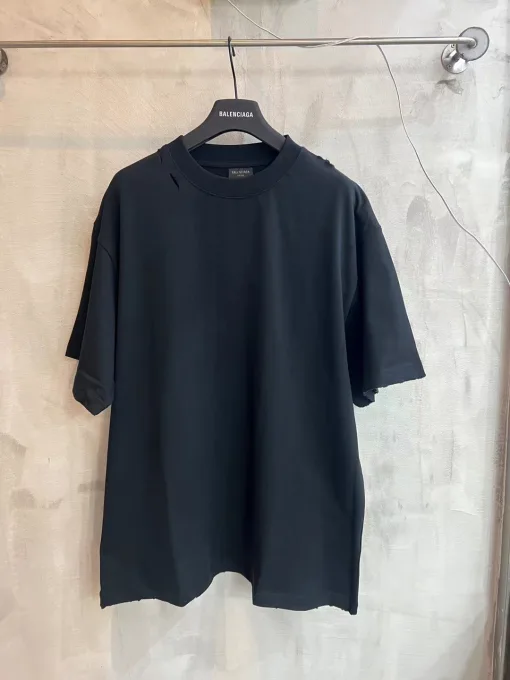 Bestseller Balenciaga Kurzarm Rot Baumwolle Klassischer Stil