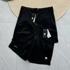 Premium Qualität Descente Shorts Schwarz Patchwork Luxus