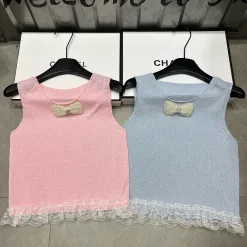 Chanel Weste in Premiumqualität, rosa, gestrickt, Luxus