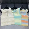 Luxus Chanel Weste Strick Gradient Style