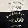 Hochwertige Balenciaga Kurzarm Schwarz Baumwolle Chic Kollektion