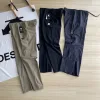Hochwertige Descente Hose aus schwarzer Seide, Casual Collection
