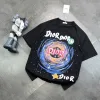 Hochwertige Dior Kurzarm Schwarz Baumwolle Klassischer Stil