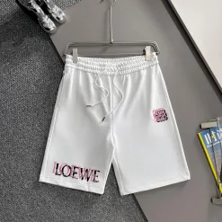 Luxus-Shorts von Loewe, schwarzes Logo, Luxus