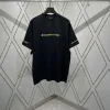 Premium Qualität Balenciaga Kurzarm Gelb Baumwolle Klassischer Stil