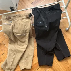 Premium The North Face Cropped Pants Khaki Logo Kollektion
