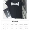 Meistverkaufte Balenciaga Kurzarm Schwarz Baumwolle Gewaschen Luxus