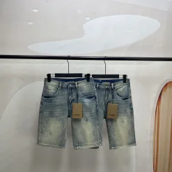 Premium Burberry Shorts Denim Lässiger Luxus