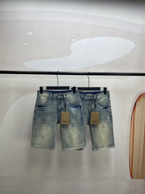 Premium Burberry Shorts Denim Lässiger Luxus
