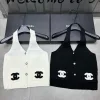 Bestseller Chanel Weste Weiß Strick Stickerei Luxus